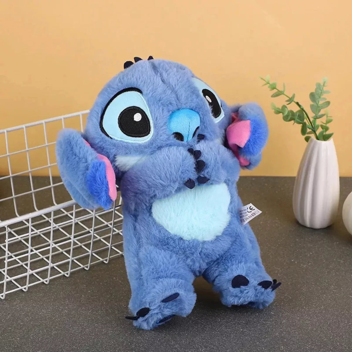 Stitch peluche con sonido - Para noches de sueño tranquilo.